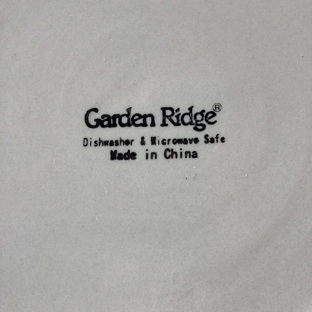 Garden Ridge Mediterranean-look plates - set of plates in 2 sizes